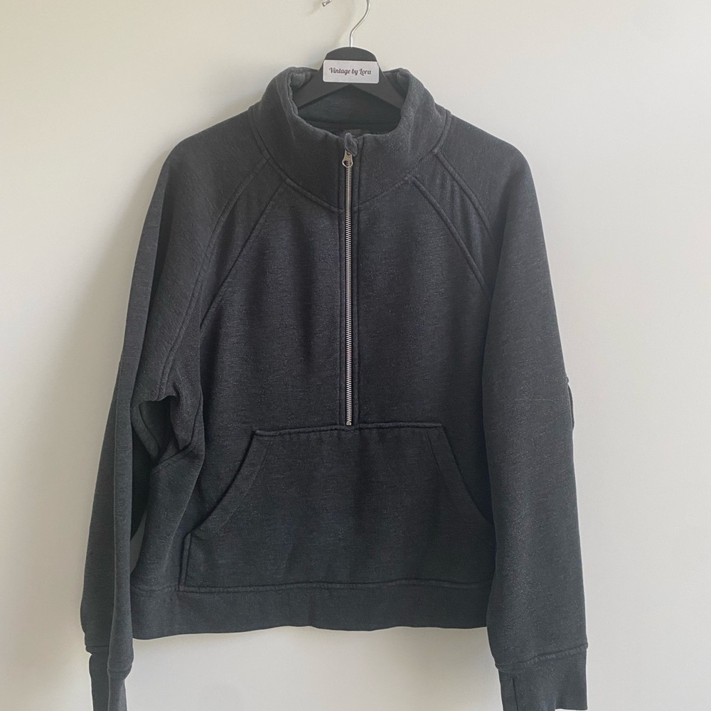 Danskin Men's Charcoal Zip-Up Sweater